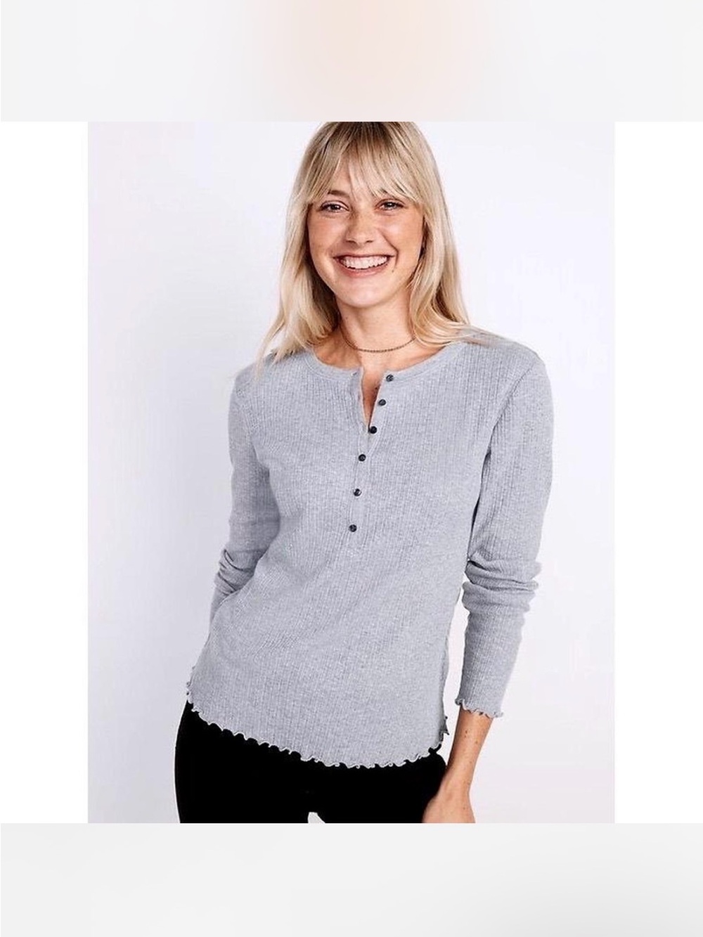 Old Navy Light Ribbed Top